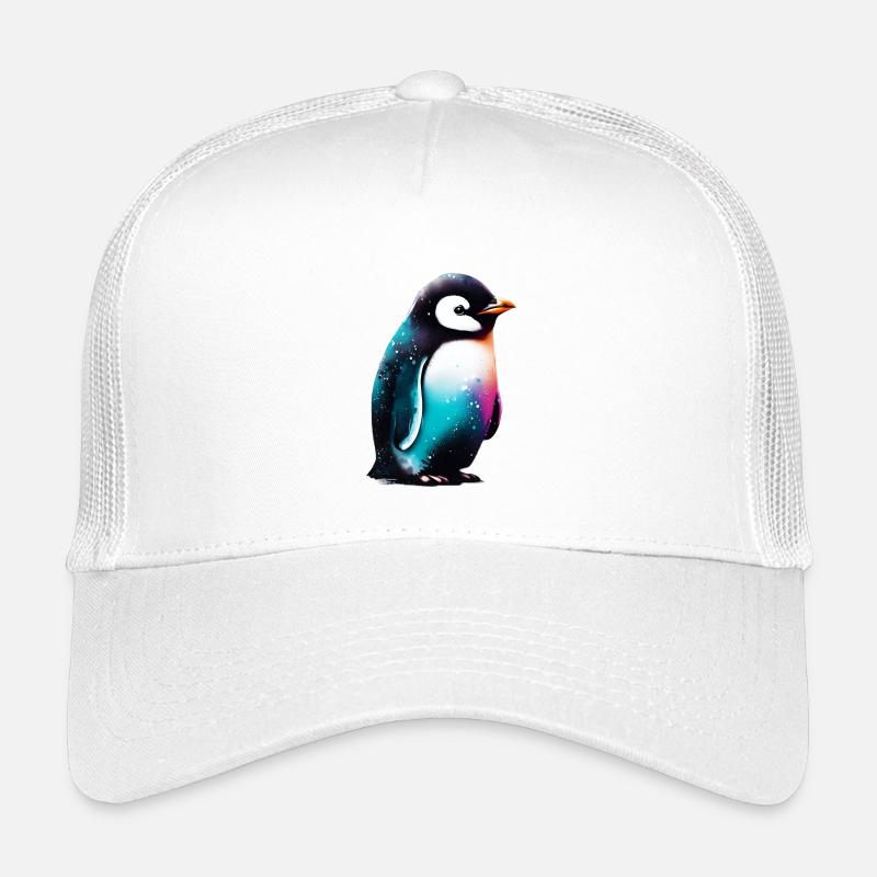 Pinguin - Kinder Trucker-Cap - Weiß