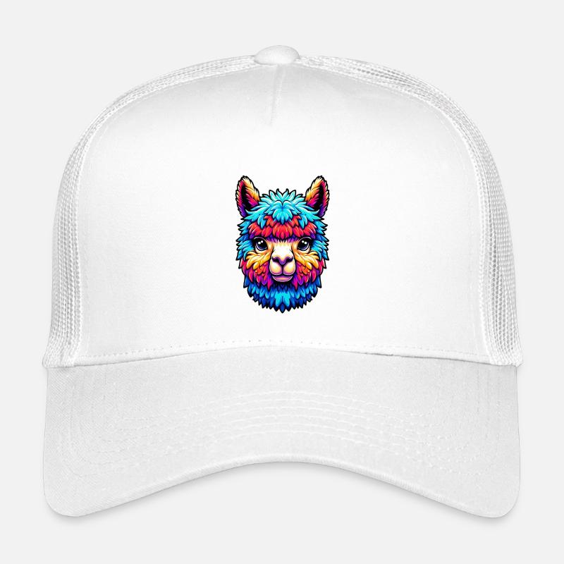 Alpaka - Kinder Trucker-Cap - Weiß