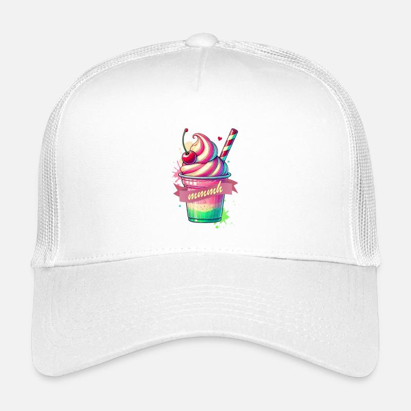 Seductive temptation: colorful milkshake Kids’ Trucker Cap