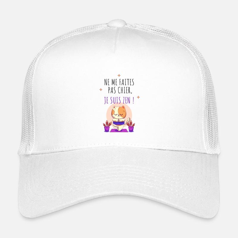 Ne me faites pas chier, je suis zen Casquette trucker enfant