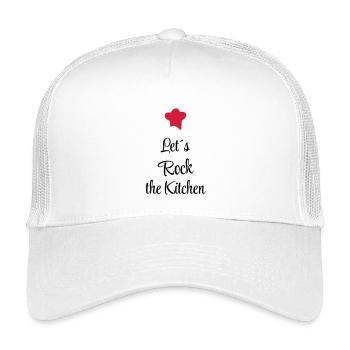Vibrons la cuisine - Casquette trucker enfant - blanc - Devant