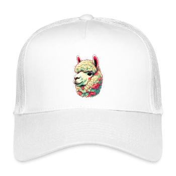 Alpaca - Kids’ Trucker Cap - white - Front