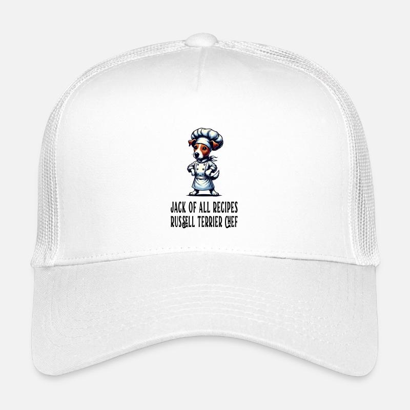Jack Russell Terrier Koch - Kinder Trucker-Cap - Weiß