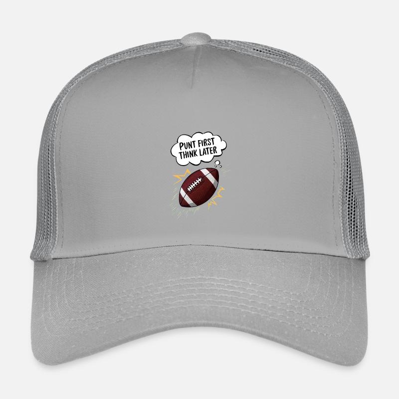 Punt First, Think Later Kids’ Trucker Cap