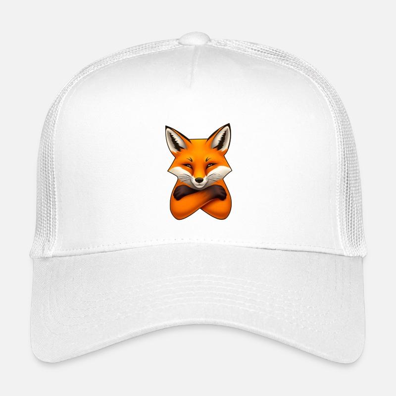 Fox Illustration – Minimalist Design Kids’ Trucker Cap