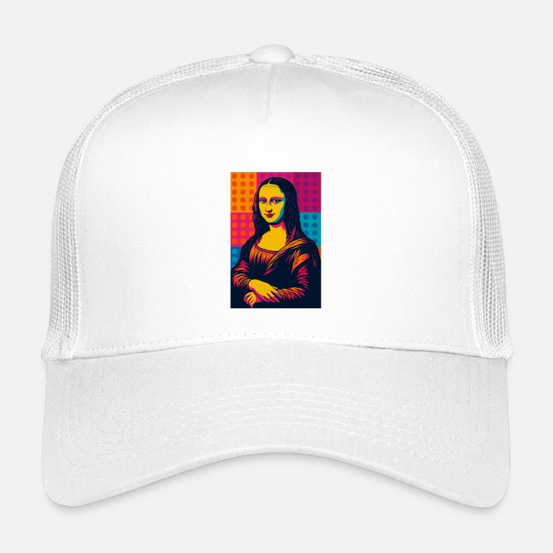 Mona Lisa Pop Art Casquette trucker enfant