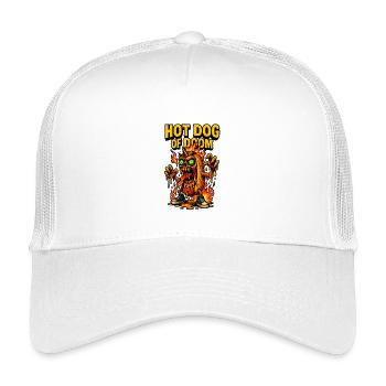 Hot Dog of Doom - Kinder Trucker-Cap - Weiß - Vorne