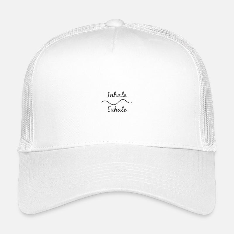 Mindfulness Inhale Exhale Illustration Kids’ Trucker Cap