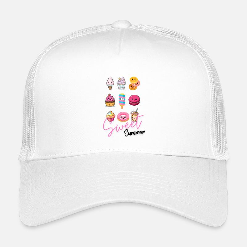 Sweet Happiness Makers - Illustrations de desserts mignons Casquette trucker enfant