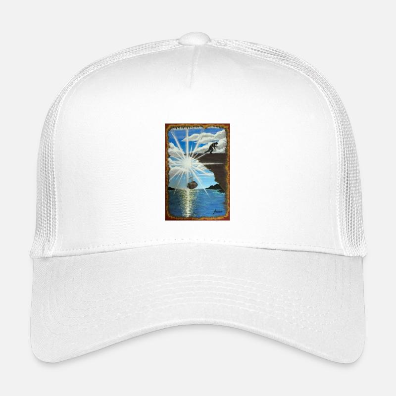 Leben ist schwer - Kinder Trucker-Cap - Weiß