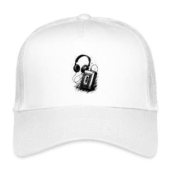 Analoger Klang - Kinder Trucker-Cap - Weiß - Vorne