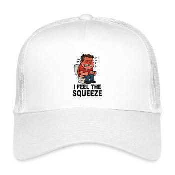 WC Stuhlgang Toilette Witzig Kinder - Kinder Trucker-Cap - Weiß - Vorne