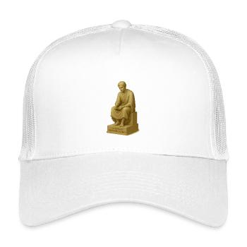 Thoughtful Thinker Sculpture - Kids’ Trucker Cap - white - Front