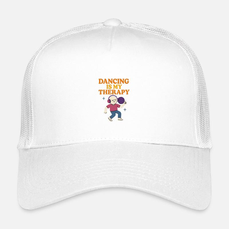 Tanztherapie Illustration - Kinder Trucker-Cap - Weiß