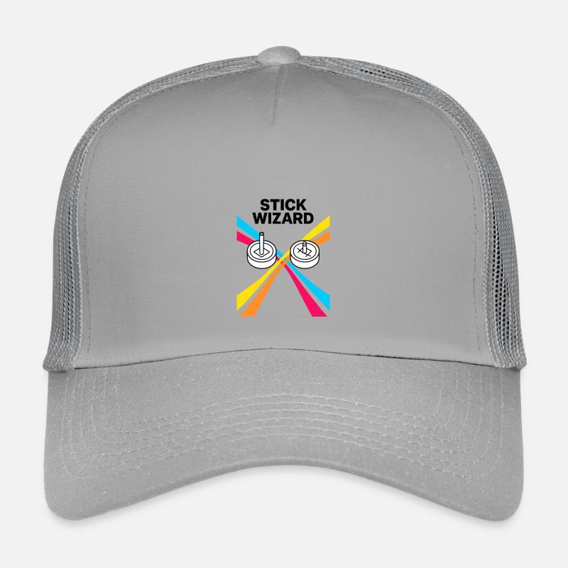 Stick Wizard Retro Gaming Design Kinder Trucker-Cap