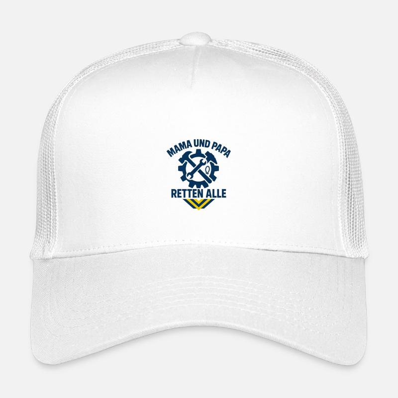 Mutter Vater Rettung Team Design Kinder Trucker-Cap