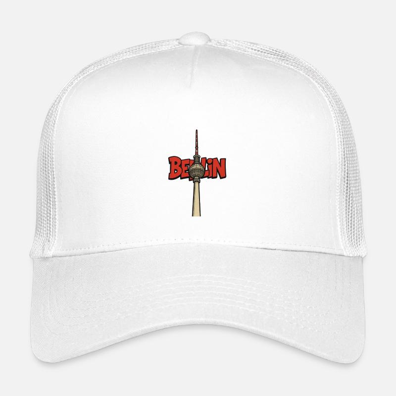Conception de la tour de télévision de Berlin Casquette trucker enfant