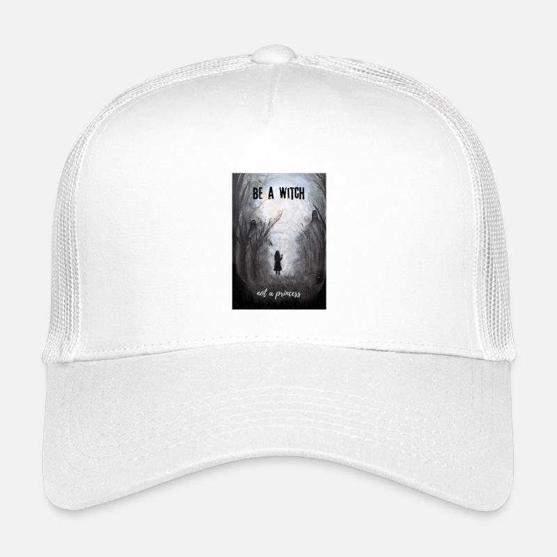 Mystique Sorcière Forêt Illustration Be Witch Casquette trucker enfant
