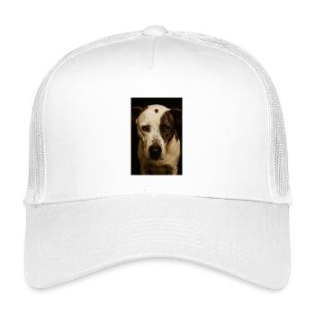 Mein Hund Buddy  - Kinder Trucker-Cap - Weiß - Vorne
