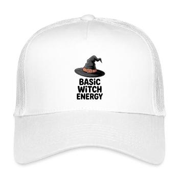 Basic Witch Energy - Kids’ Trucker Cap - white - Front