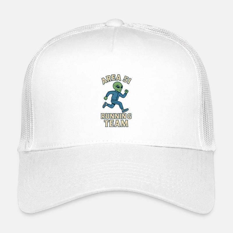 Conception de l'équipe de course extraterrestre de la zone 51 Casquette trucker enfant