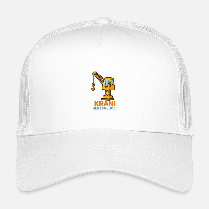 Construction Crane Joy Dire T-Shirt Casquette trucker enfant