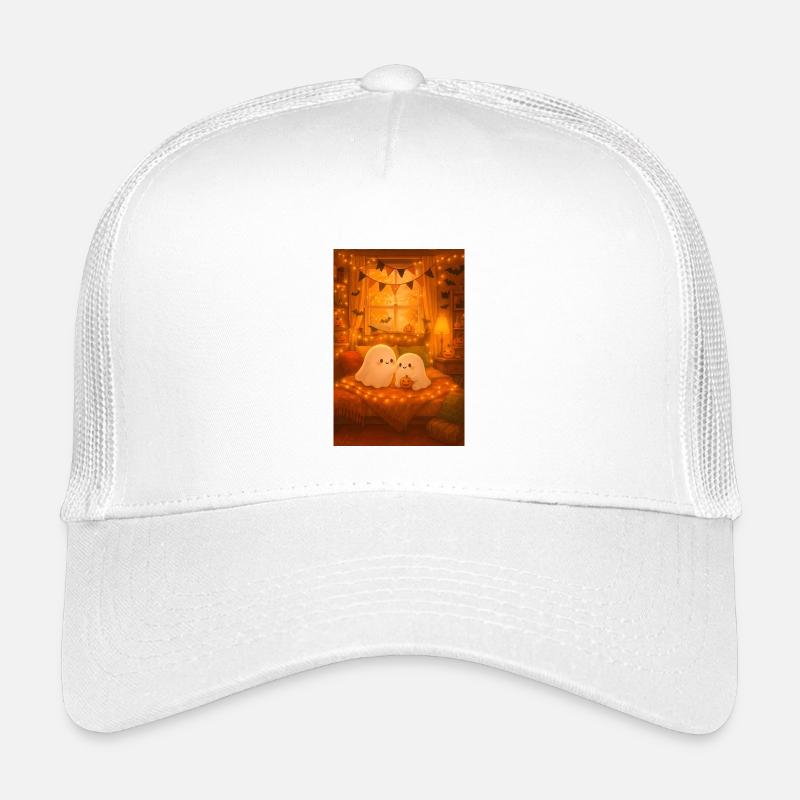 Cute Halloween Ghosts Kids’ Trucker Cap
