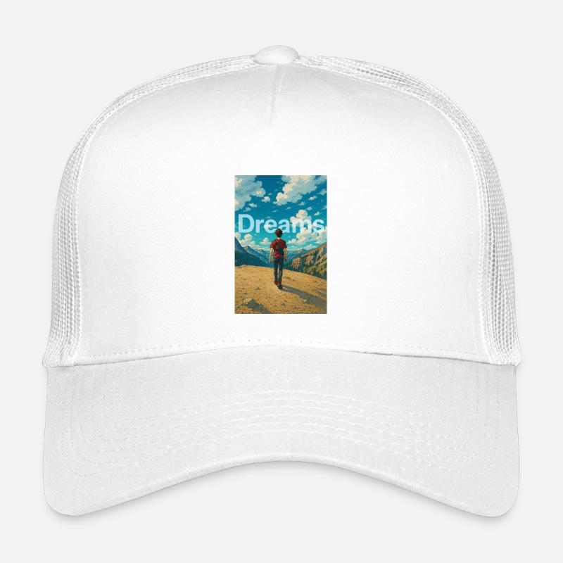 Träumer in den Bergen Kinder Trucker-Cap