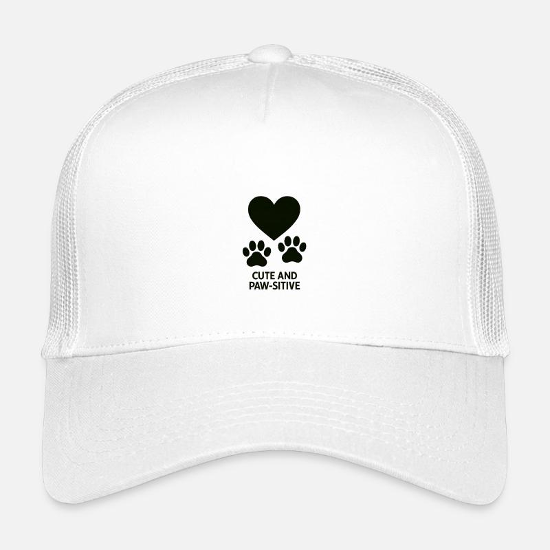 Coeur et pattes amour design Casquette trucker enfant