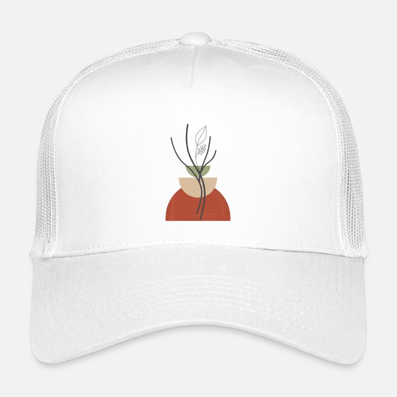 Geometric Plant Vase Kids’ Trucker Cap