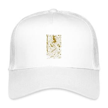 Venus Himmlische Linie Kunst Göttin - Kinder Trucker-Cap - Weiß - Vorne