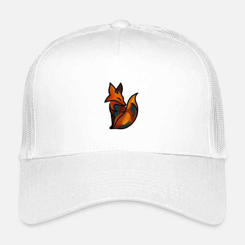 The Fox - Kinder Trucker-Cap - Weiß