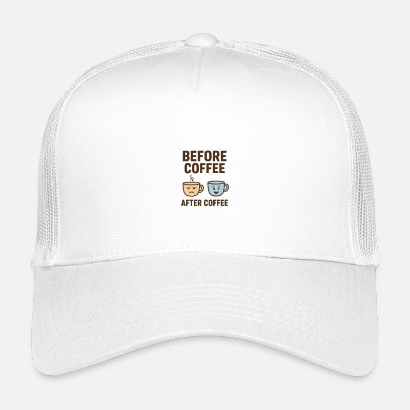 avant le café après le café Casquette trucker enfant