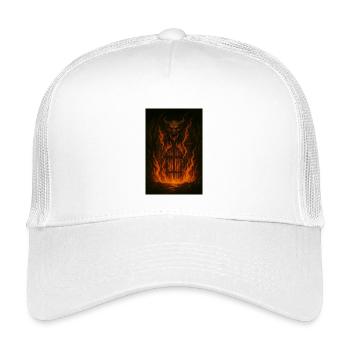 Forme démoniaque Firegate - Casquette trucker enfant - blanc - Devant