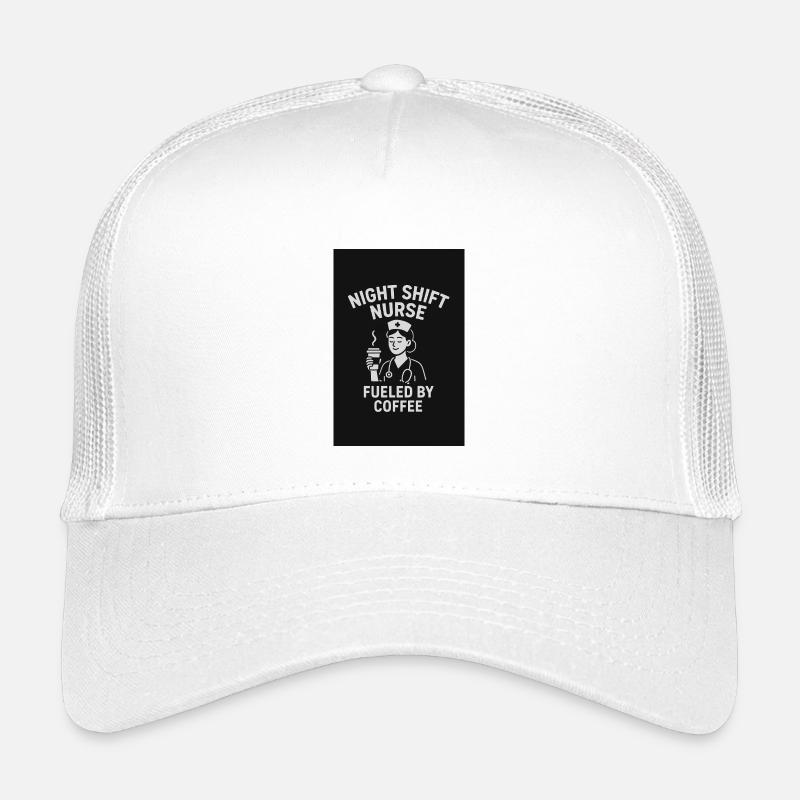 Night Shift Nurse Kinder Trucker-Cap
