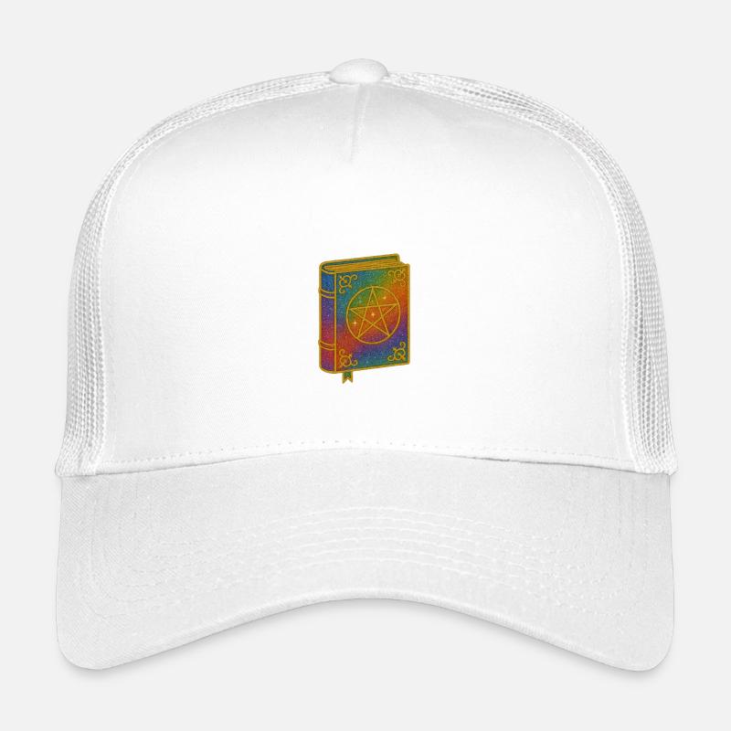 Witch Book | Star Book with Pentagram Kids’ Trucker Cap