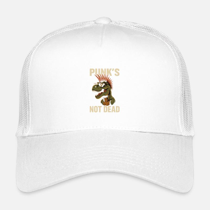 Punk T-Rex - Kinder Trucker-Cap - Weiß