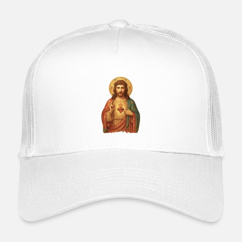 Icône du Sacré-Cœur de Jésus Casquette trucker enfant