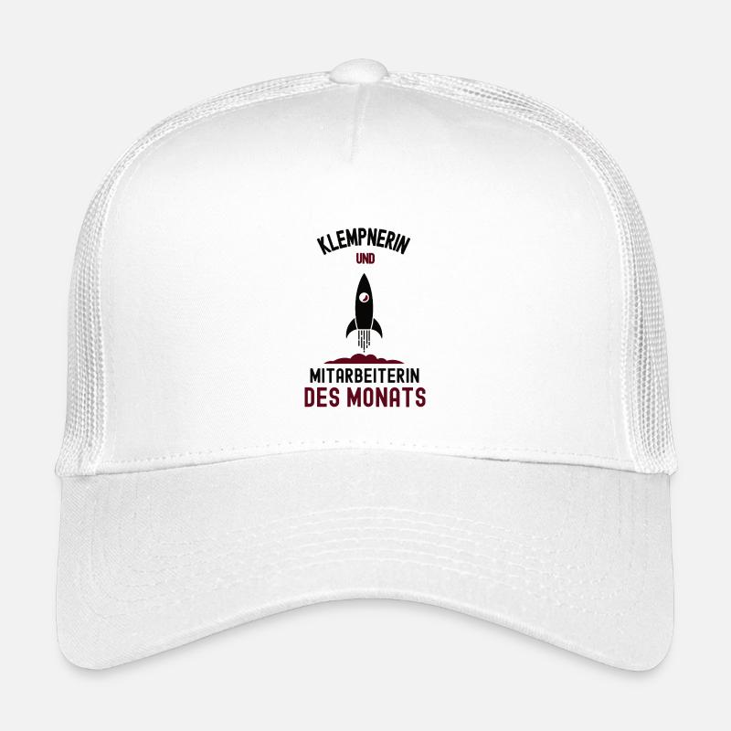 Mitarbeiterin des Monats Klempnerin Klempner Kinder Trucker-Cap
