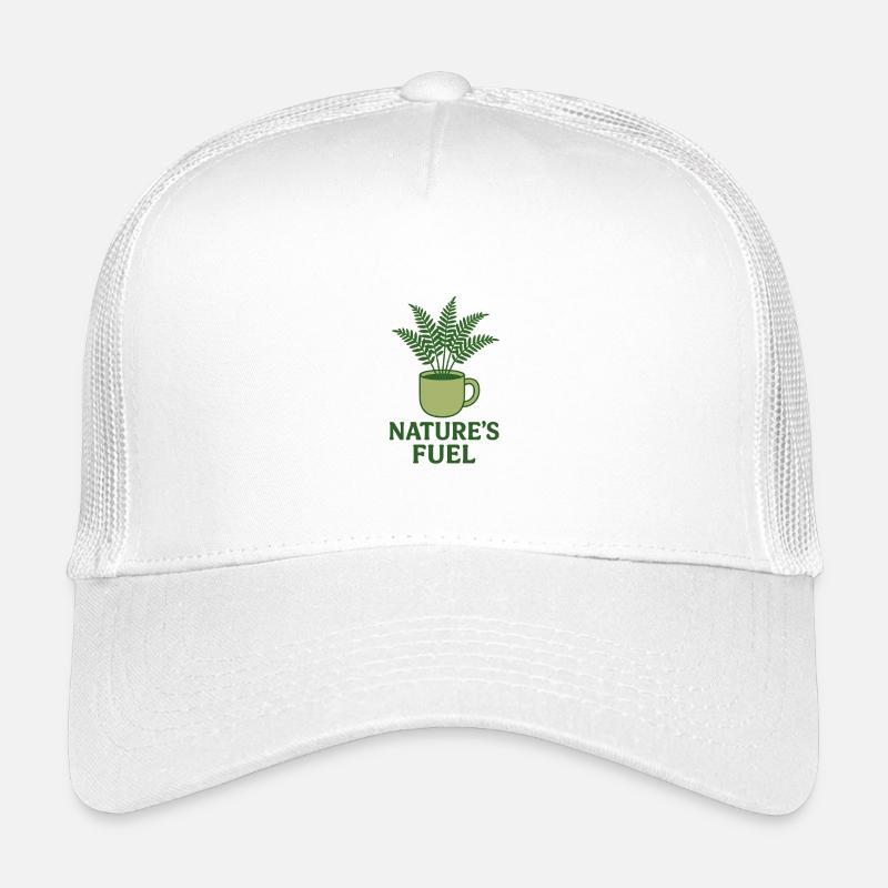 natures fuel - Kinder Trucker-Cap - Weiß