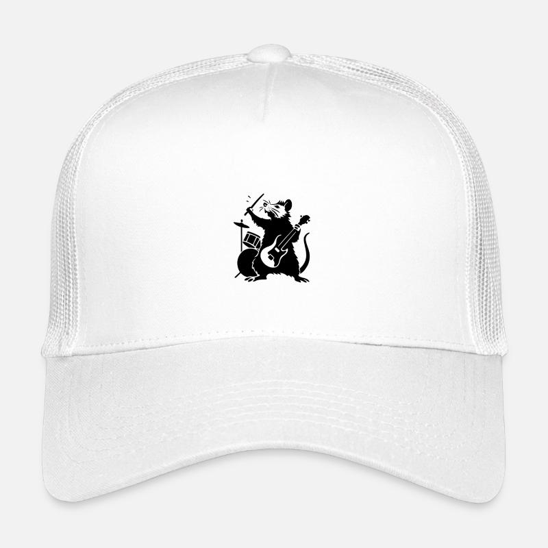Ratte in einer Band Kinder Trucker-Cap