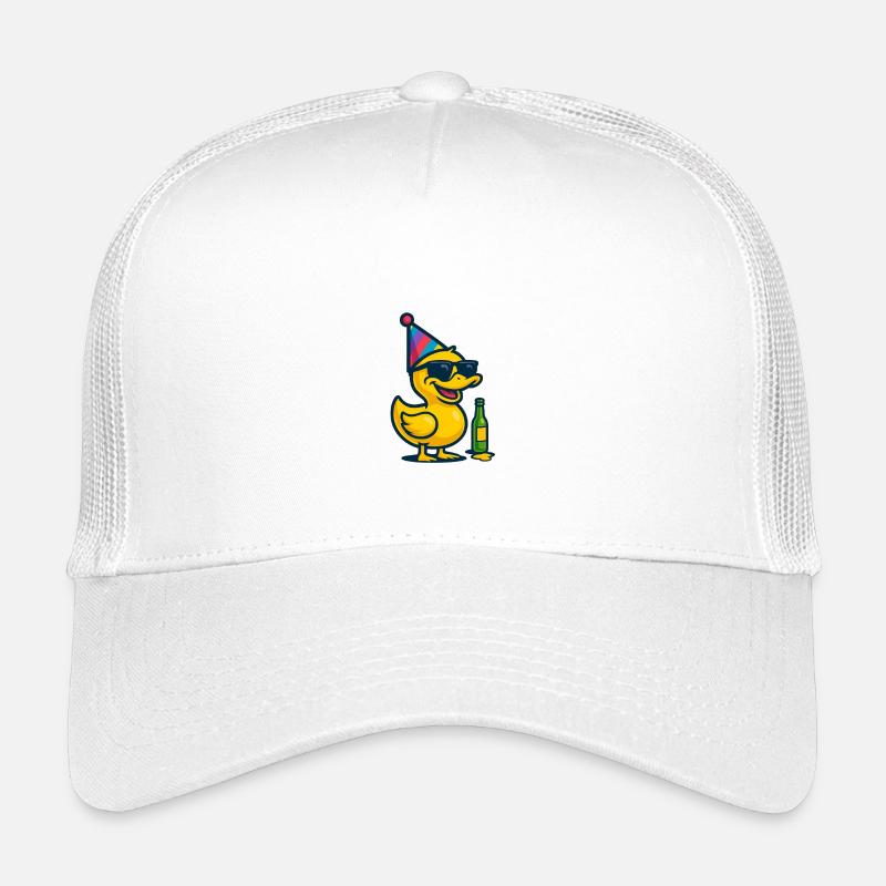 PartyDuckey - Kinder Trucker-Cap - Weiß