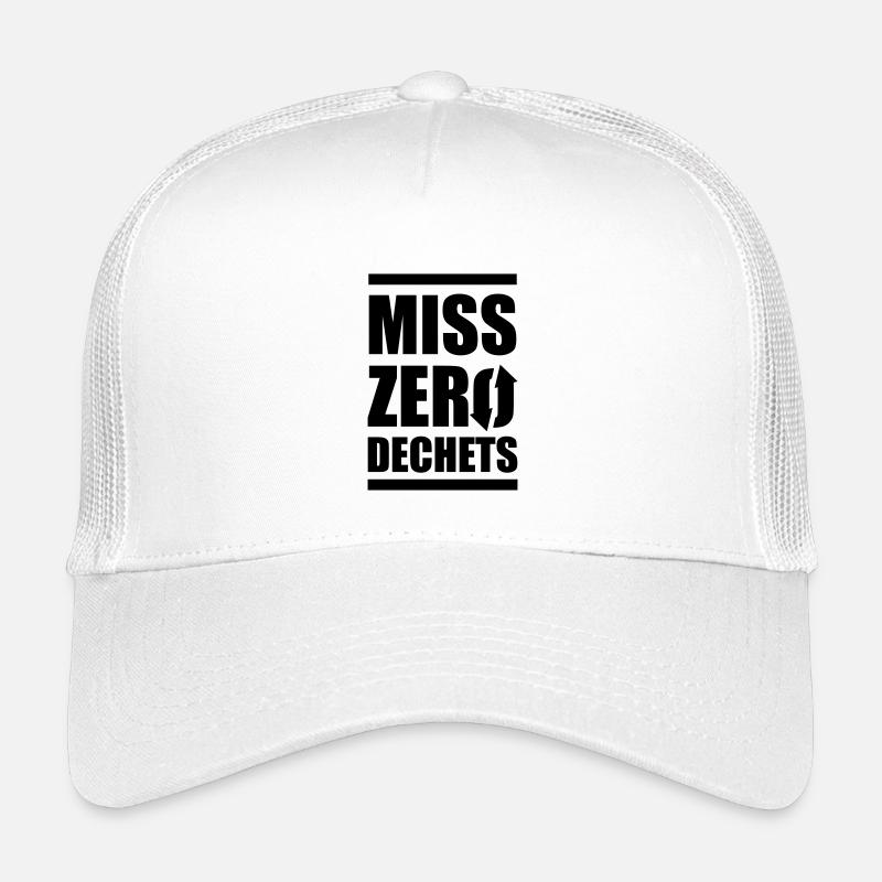 Miss Zero Waste - Kinder Trucker-Cap - Weiß