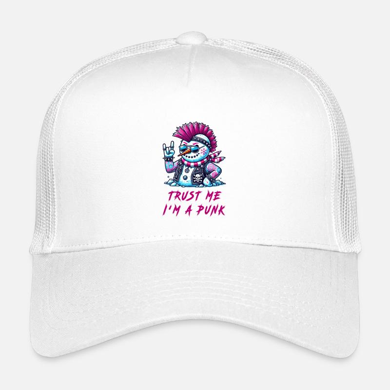 Punk Snowman – Trust Me Kids’ Trucker Cap
