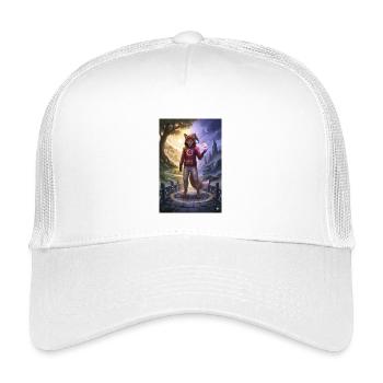 Fuchs im Mondschein - Kinder Trucker-Cap - Weiß - Vorne
