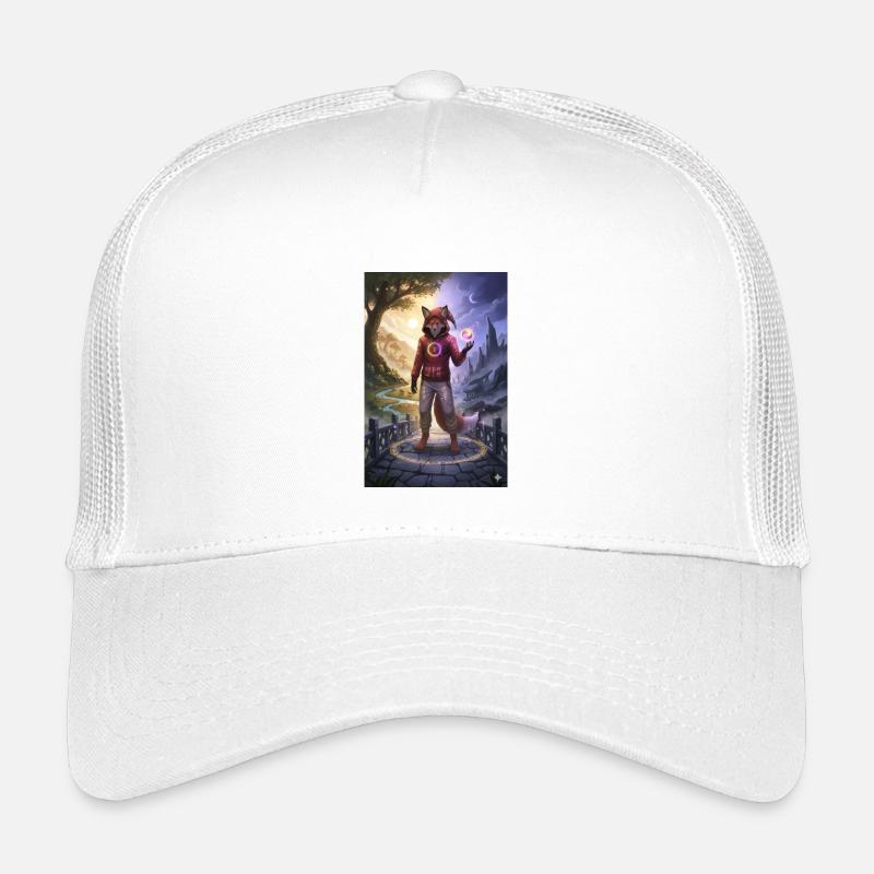 Fuchs im Mondschein Kinder Trucker-Cap