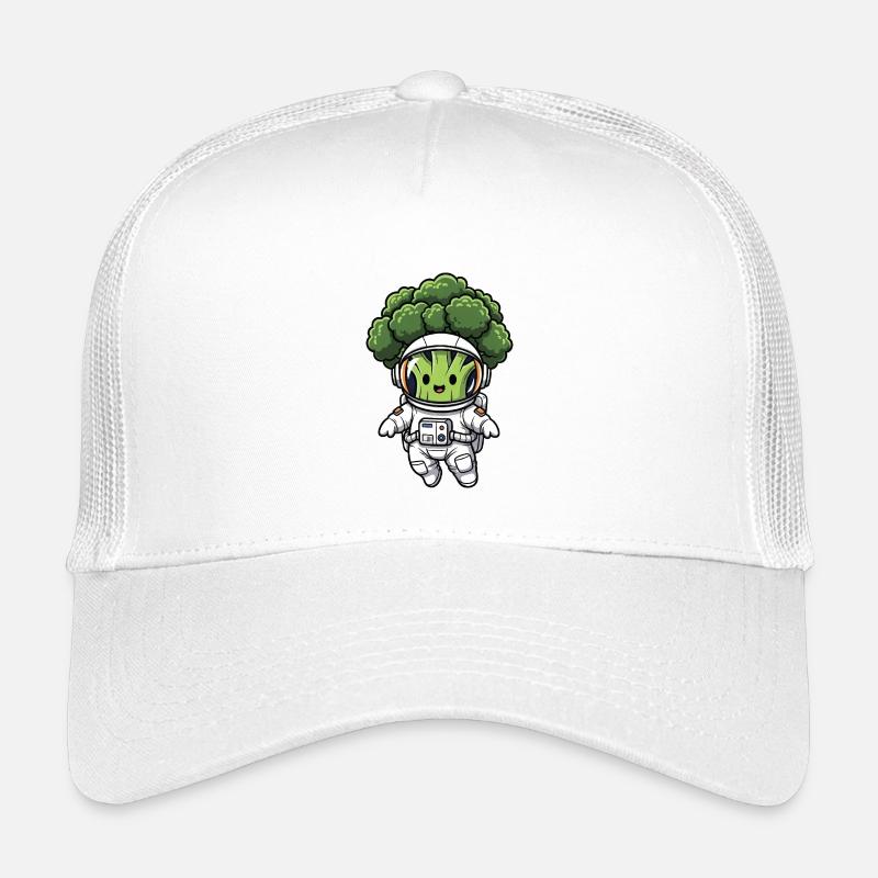Broccoli Astronaut in Space Spaceship Vegetables Kids’ Trucker Cap