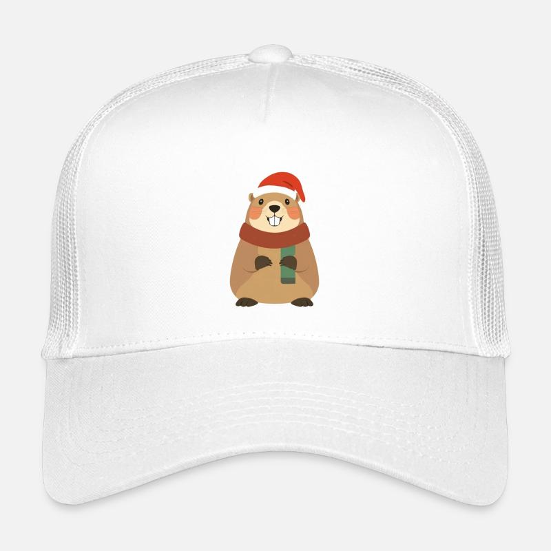 Marmotte avec écharpe Casquette trucker enfant