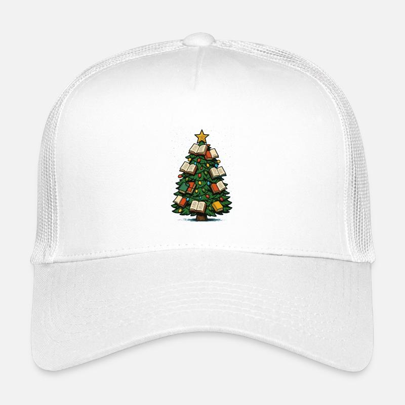 Book Tree Christmas Decoration Christmas Tree Kids’ Trucker Cap
