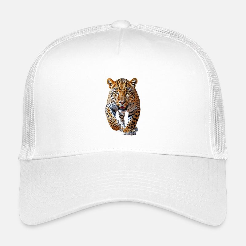 Leopard - Kids’ Trucker Cap - white